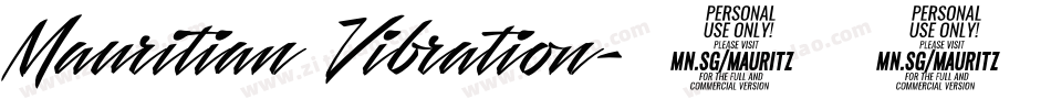 Mauritian Vibration字体转换